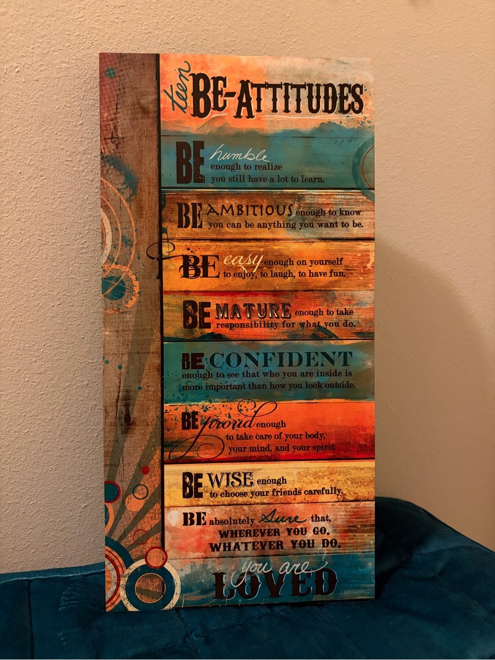 ABBEY PRESS — TEEN BEATTITUDES WALL PLAQUE